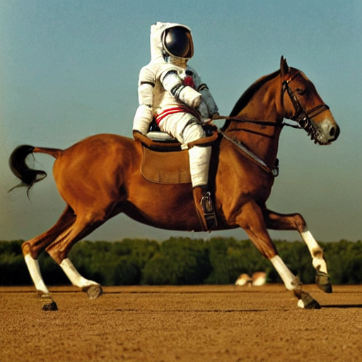 File:A photograph of an astronaut riding a horse 2022-08-28.png